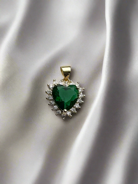 Emerald Heart Pendant